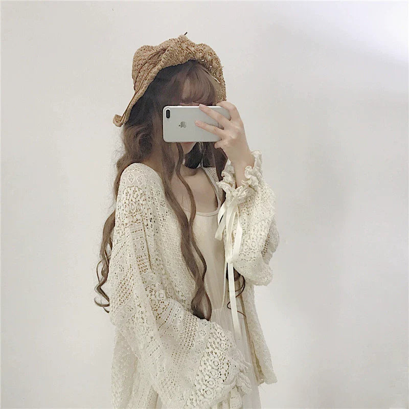 Daily Lolita Light Cardigan Oversized Outerwear - image 15