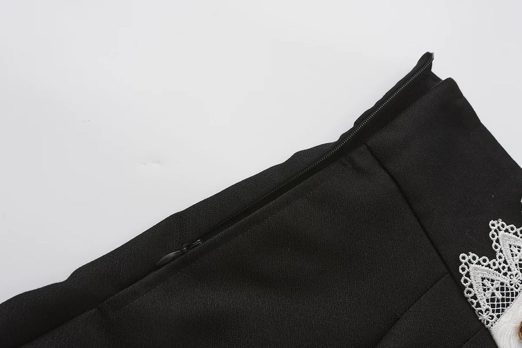 Immortal Fatima's Secret - Ouji Lolita Shorts, Black & Vintage Prince Style - image 6