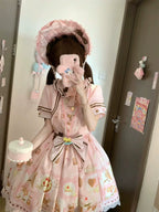 Dream Teahouse - Dessert Print Kawaii Lolita OP Dress Suit - image 18