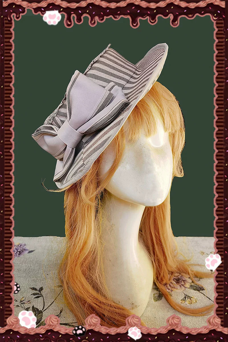 From Afar - Vintage Striped Peppy-Style Lolita JSK & Cape - image 27