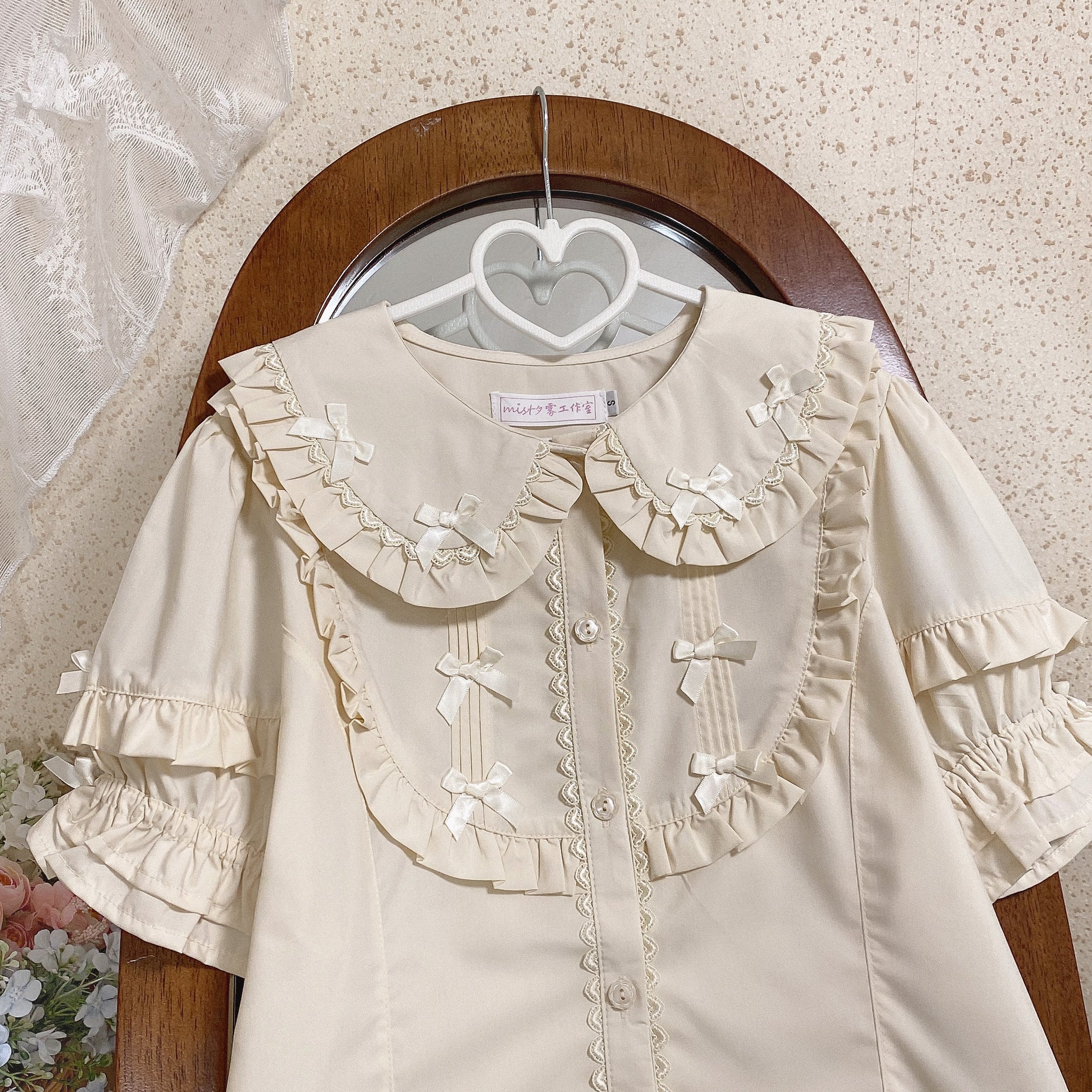 Creamy Condensed Milk - Kawaii Lolita Short-Sleeve Shirt - image 3