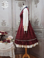 Rose - Elegant Lolita Fishbone Grid Skirt Customized - image 68