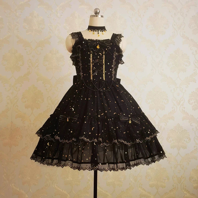Starlight Nocturne Classic Lolita JSK and Accessories - image 6