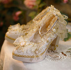 Handmade Luxuriant Tea Party Lolita Shoes - image 2