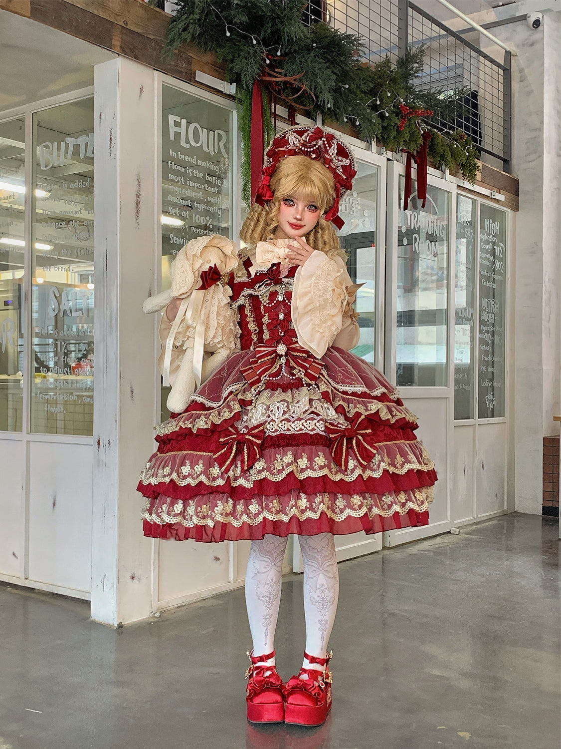 Gem Crown - Sweet Lolita Tiered JSK Dress Suit and BNT - image 8