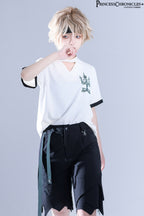 LueYingGuiTan - Embroidered White Ouji Lolita Shirt - image 6