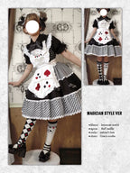 Daily Lolita Cotton Asymmetric Print Socks - image 42