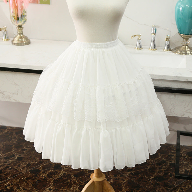 Lolita Adjustable Hoop Puffy Petticoat - image 17