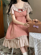 Cotton Plus Size Lolita OP Dress with Pockets - image 15