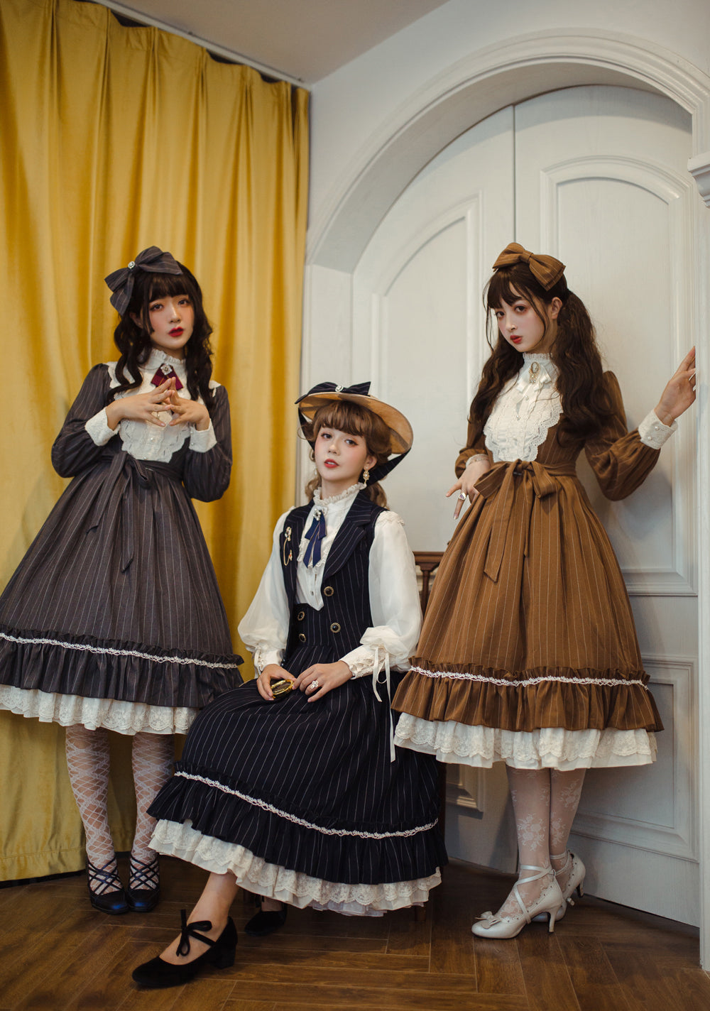 Rose Silhouette - Vintage Classic Lolita OP - image 26