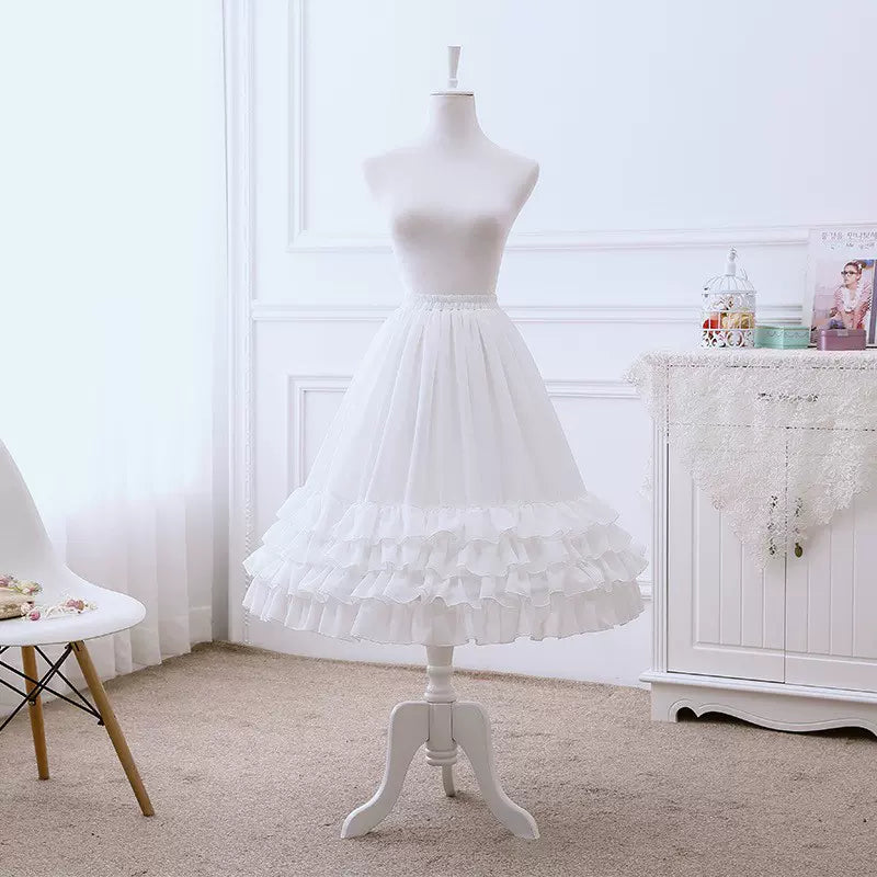 Lolita Adjustable Hoop Puffy Petticoat - image 19