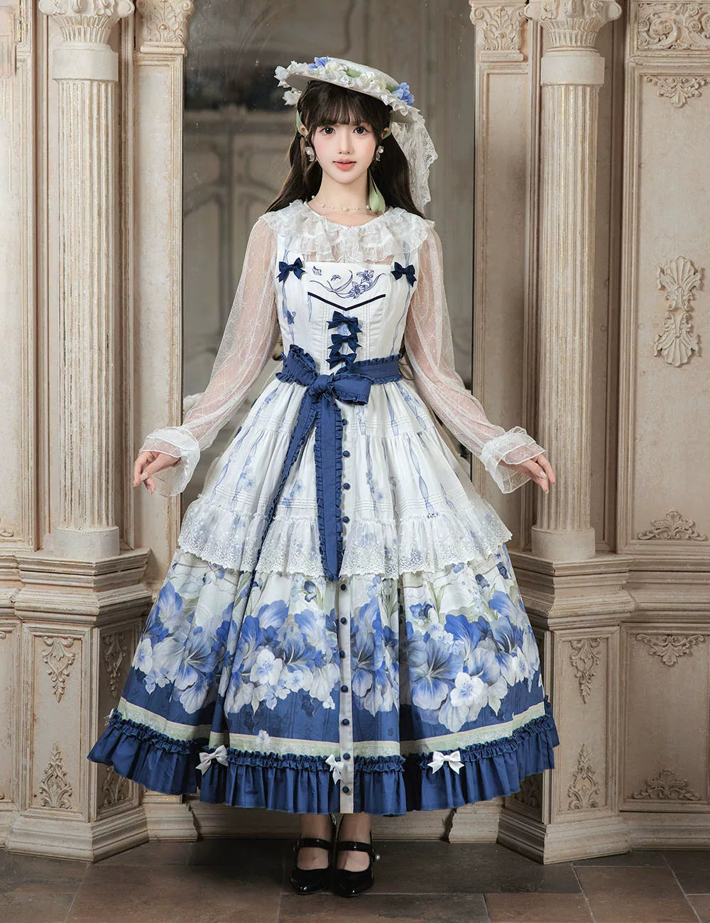 Blue Kite Lolita OP, JSK, Two-Piece Set and Accessories Series - image 4