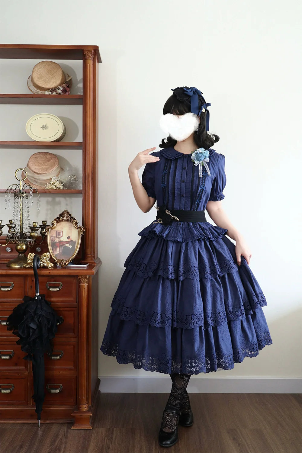 Forest Waltz - Classic Lolita Tiered Skirt Multi-layer Embroidered SK - image 19