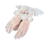 Lace Bowknot Flower Vintage Lolita Gloves - image 6
