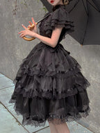 Castle Night - Dark Themed Gothic Lolita OP - image 10