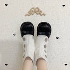 Winter Lolita Boots Fur Mary Jane Lolita Low Heel Shoes - image 79