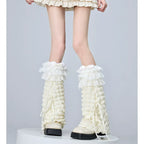 Ribbon Bow Lolita Calf Socks and Sock Covers Collection - image 1
