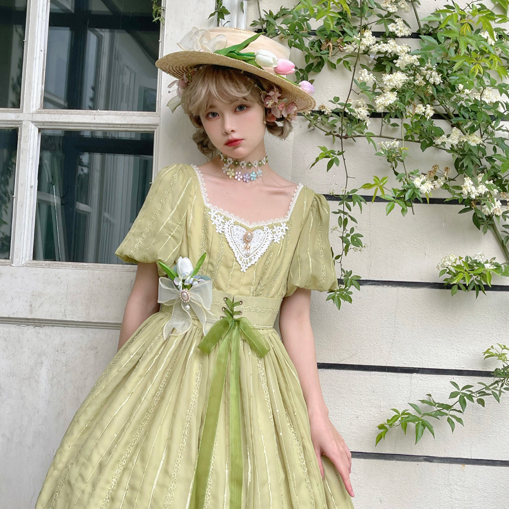 Tulip - Classic Lolita Short Sleeve OP Dress - image 69