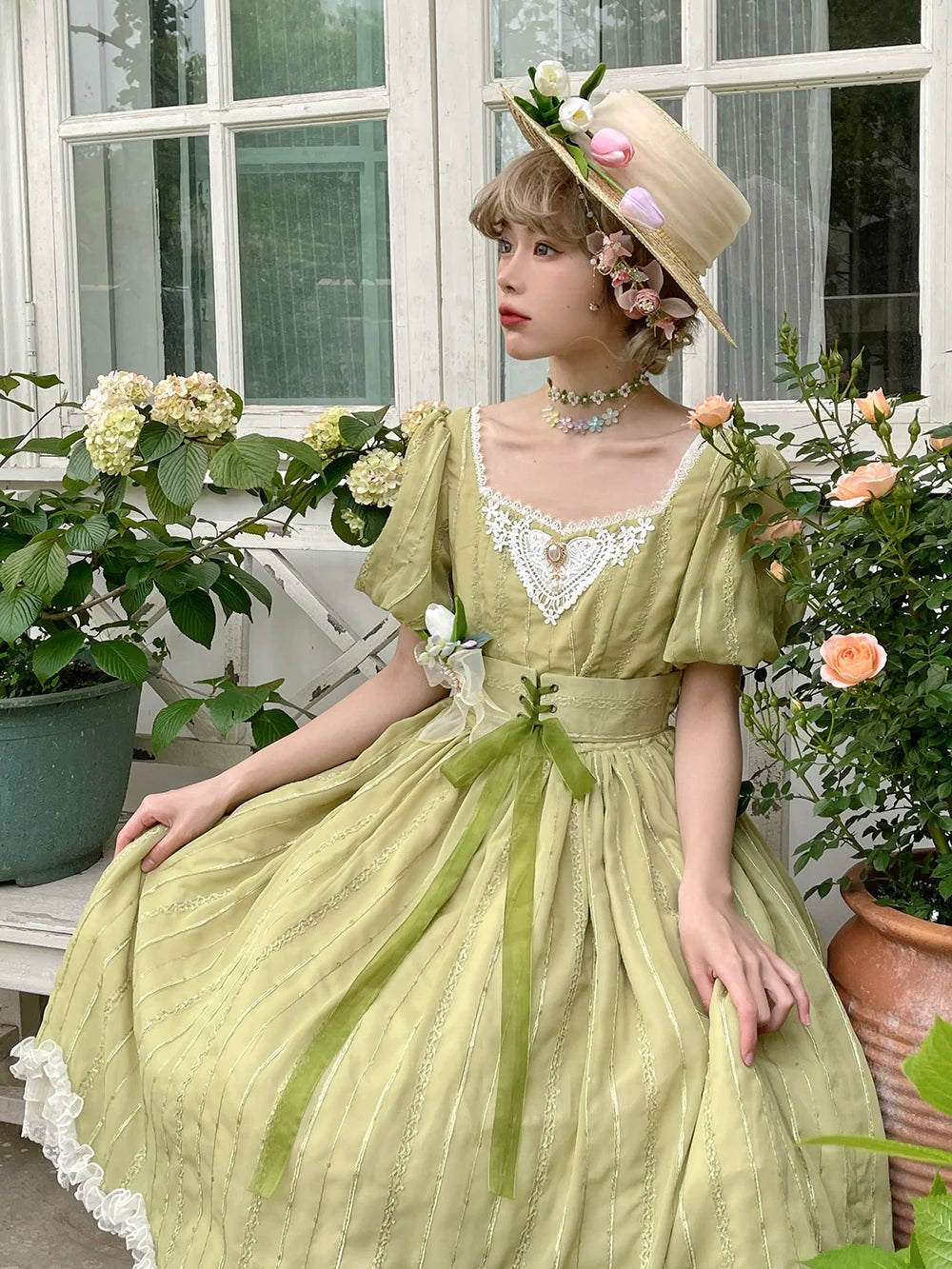 Tulip - Classic Lolita Short Sleeve OP Dress - image 66