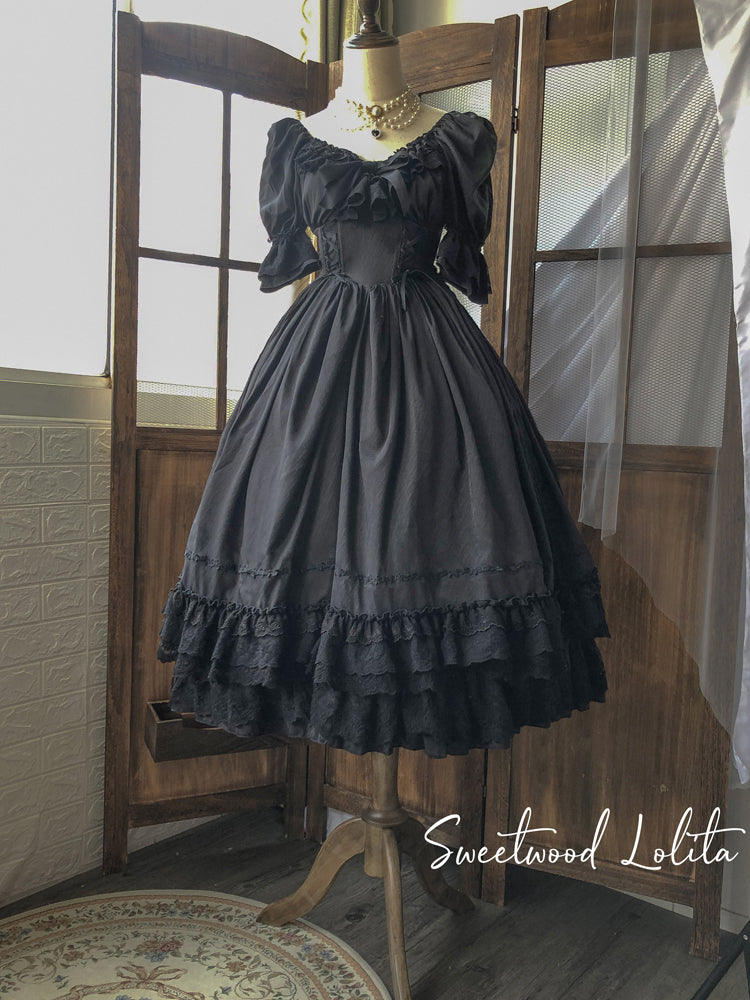 CLA Vintage French Lolita OP Dress - image 63