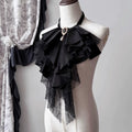 Crow's Dinner - Gorgeous Lolita Jabot with Detachable Brooch - image 7