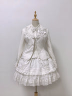 Bunny's Wish - Old School Lolita Coat, Flounce Hem Skirt - image 14