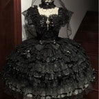 Feather's Ballad Wedding Lolita Tiered JSK Dress - image 20