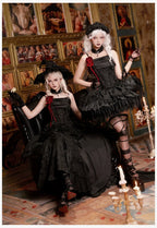 Twilight Witch-Inspired Black Gothic Lolita Skirt Set - image 13