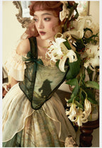 Cyan - Morning of Pine Forest - Elegant Lolita Bear Print Skirt - image 13
