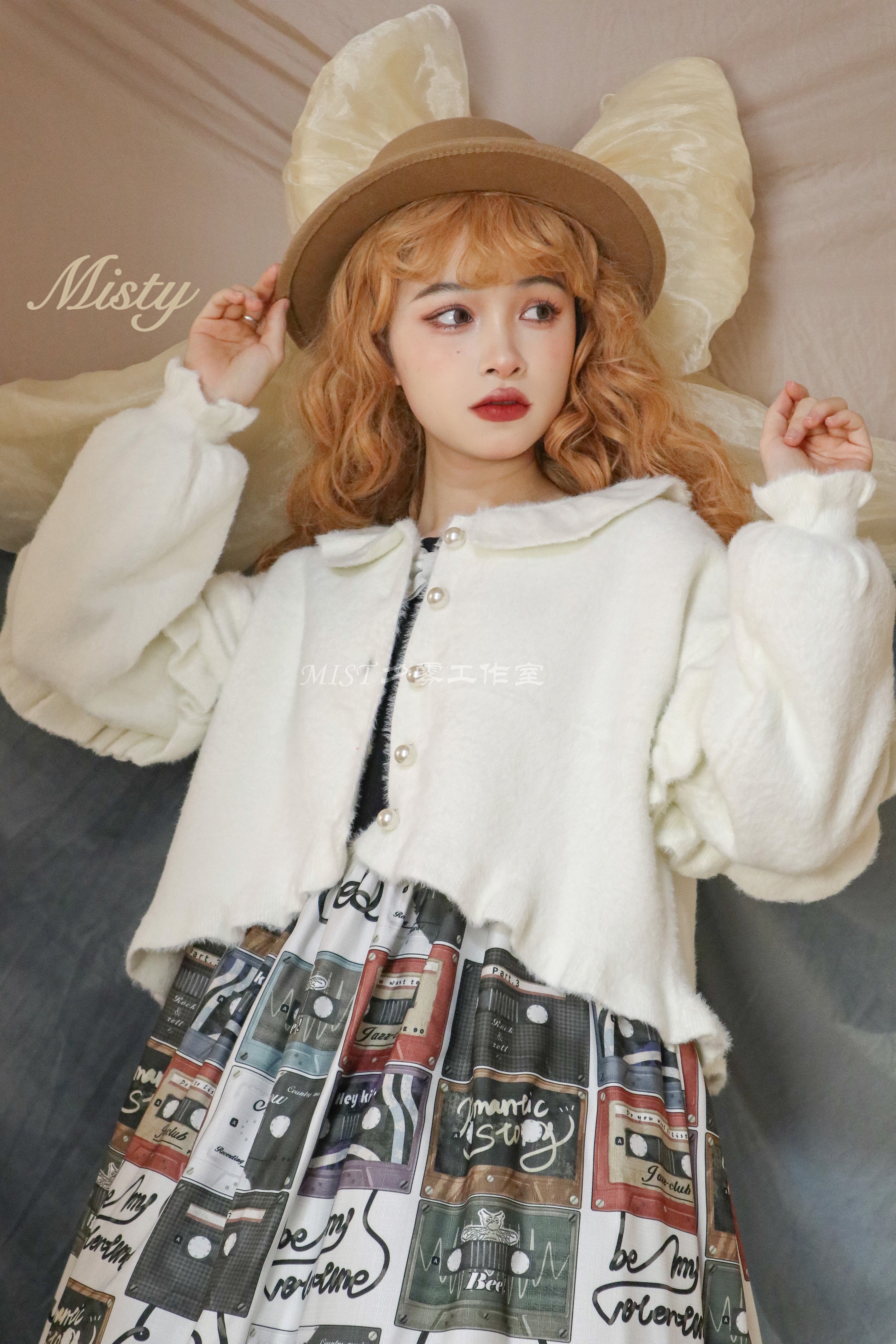 Small Ointment - Sweet Lolita Puff-Sleeve Sweater Coat - image 15