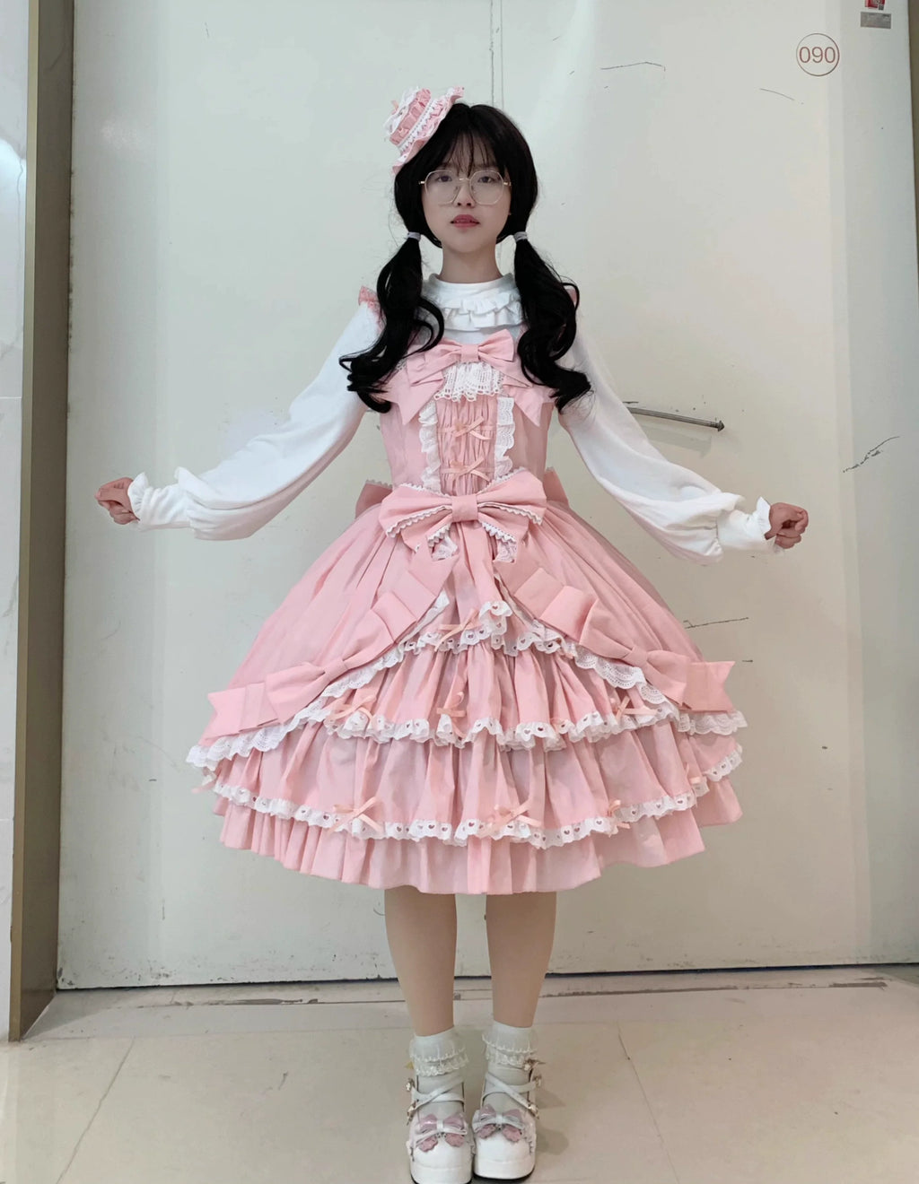 Gryza Plus Size Princess Lolita JSK with Cotton Tiered Ruffles - image 10