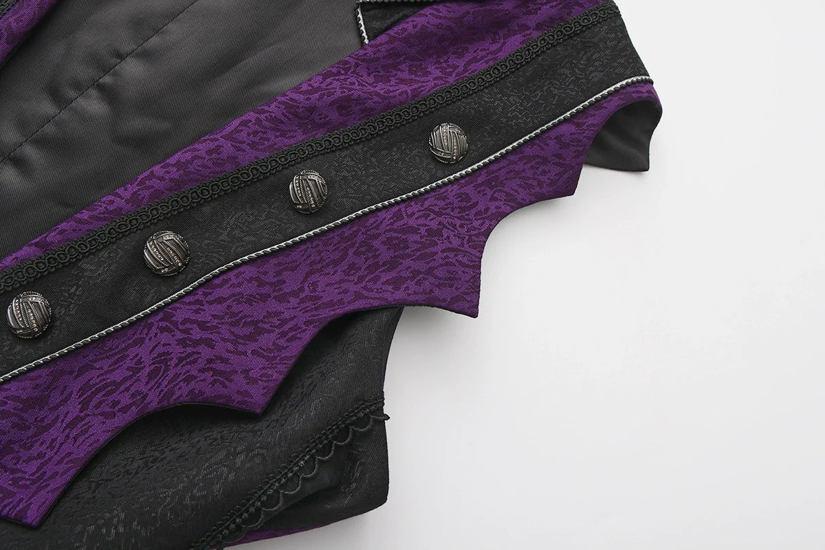 Eternal Crimson Moon Forest - Ouji Lolita Tailcoat Vest - image 9