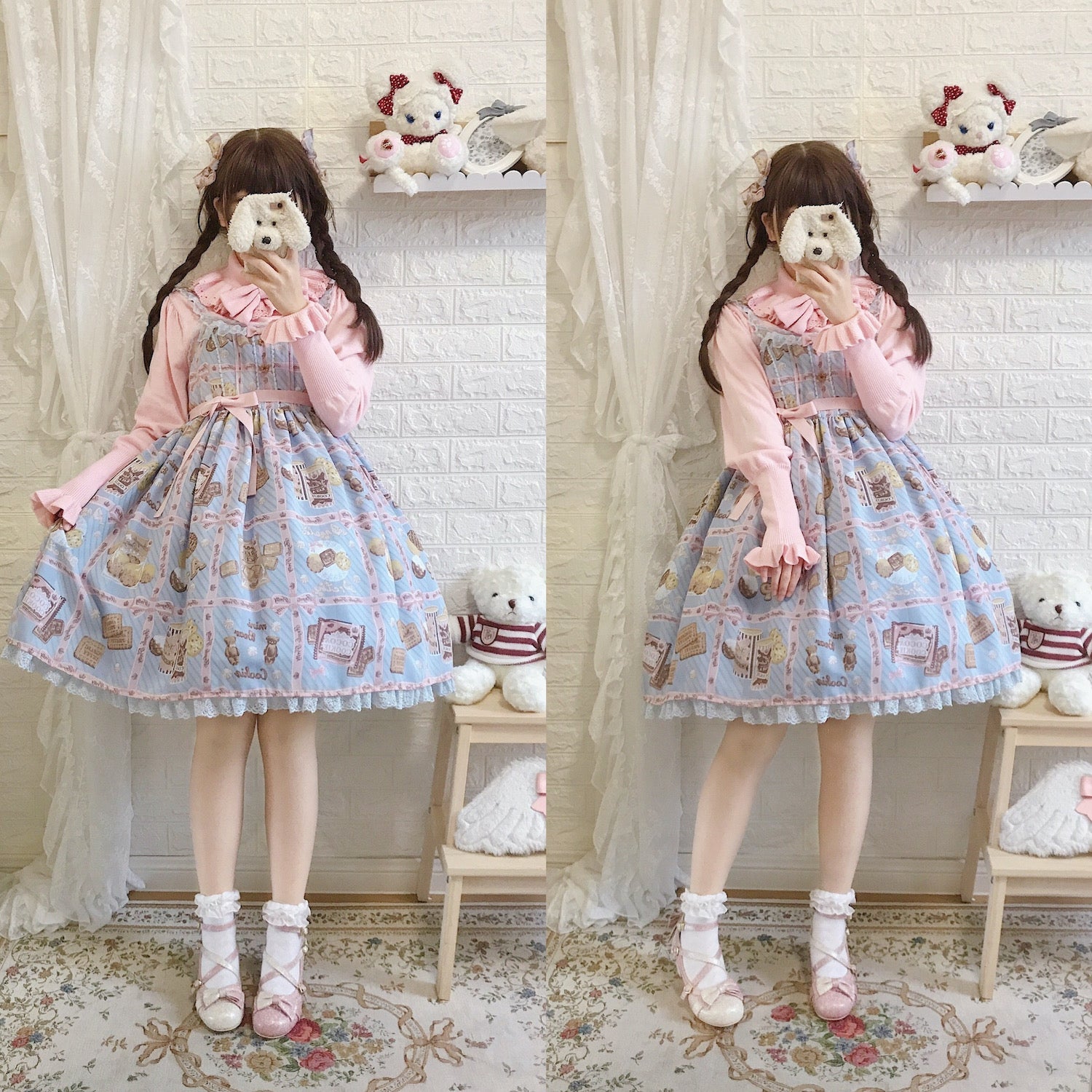 Sweet Lolita Woolen Sweater Multicolors - image 33