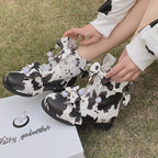 Enthusiastic Ideation - Elegant Lolita Shoes Fleeced Short Martin Boots - image 28
