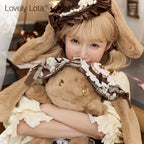 KOKO Chocolate Rabbit - Furry Bunny Lolita Bag - image 6