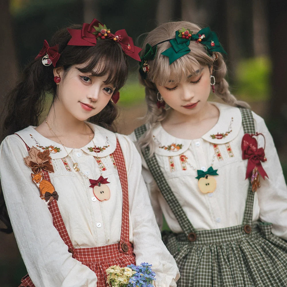 Chuby Box in the Forest - Elegant Lolita Necklace Brooch KC Beret Accessories - image 4