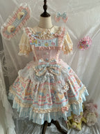 Sweet Cat Fruit Candy - Sweet Lolita Dessert Printed JSK Dress, Bows & Ruffles and Accessories - image 14