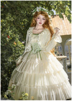 Lily of the Valley Whisper - Embroidered Classic Lolita Corset JSK Dress - image 17