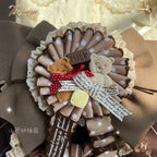 Augustina - Kawaii Lolita Chocolate Paired Brooch and Hair Clip - image 17