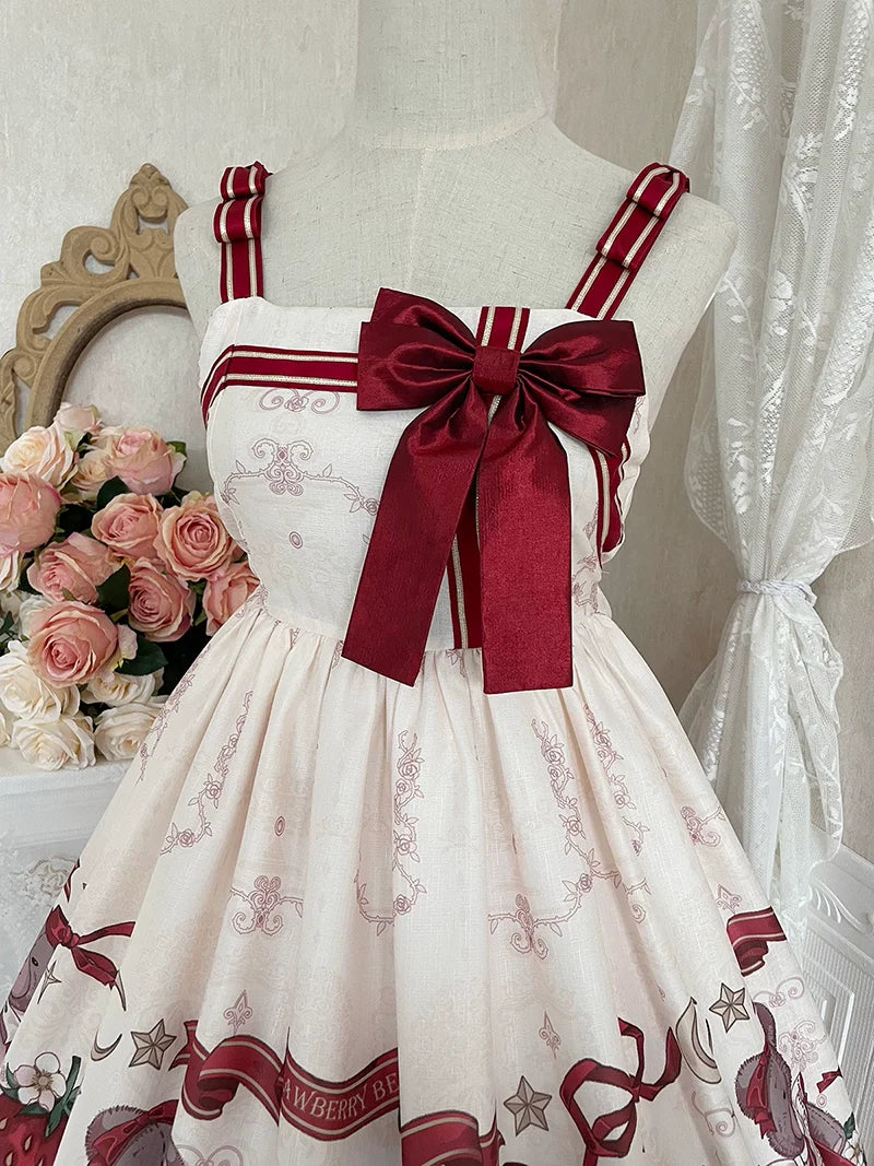 Winter Gift - Kawaii Lolita JSK and Coat Set - image 7