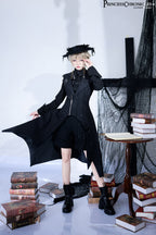 Wind - Ouji Lolita Black Long Vest - image 5
