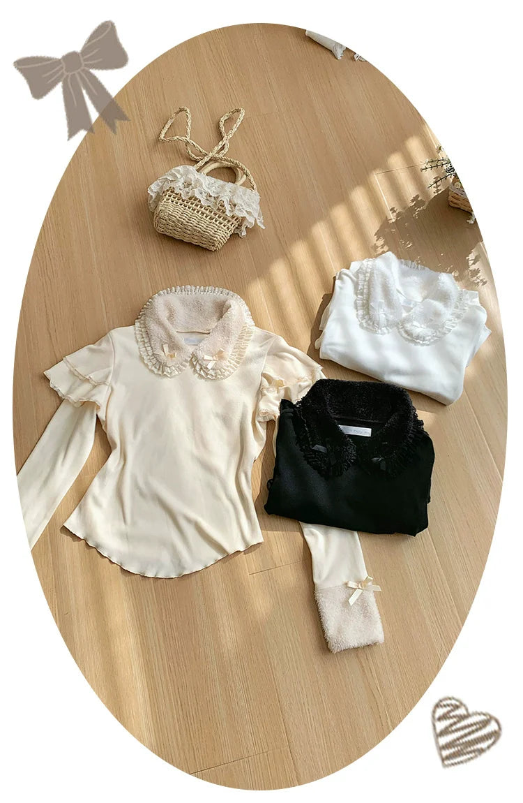 Sweet Lolita Knit Innerwear Sweater - image 16