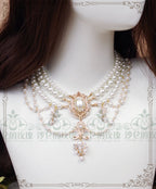Baroque Layered Pearl Lolita Necklace - image 8