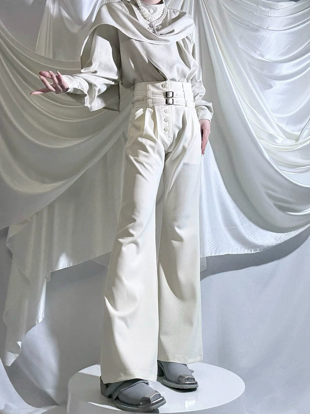 Winter Ouji Fshion Shirt & Pants, Cowl Neck Style - image 6