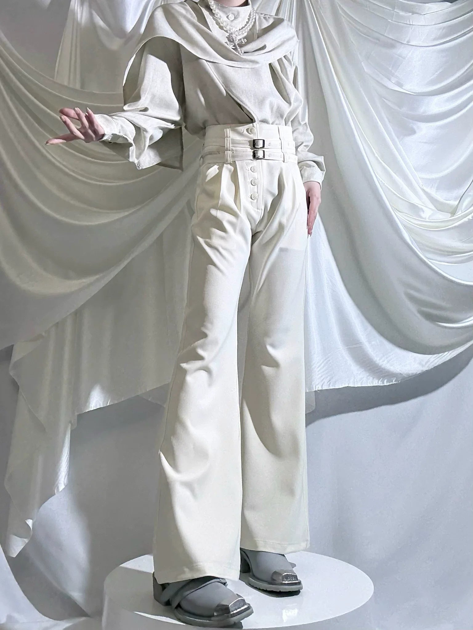 Winter Ouji Fshion Shirt & Pants, Cowl Neck Style - image 6