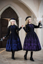 Dream Window - Gothic Lolita Church Embroidery OP Dress, Back Zipper - image 8