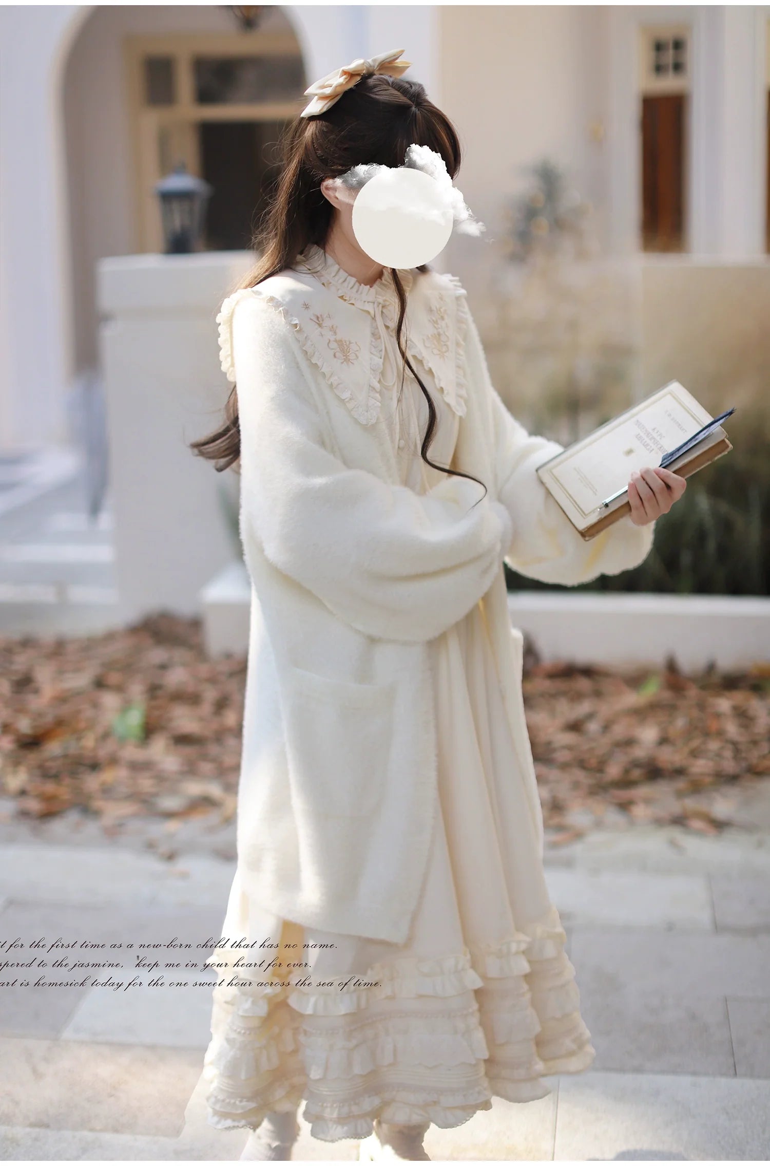 Wind Kiss Tulip - Classic Lolita OP Elegant Lolita Cardigan and Accessories - image 14