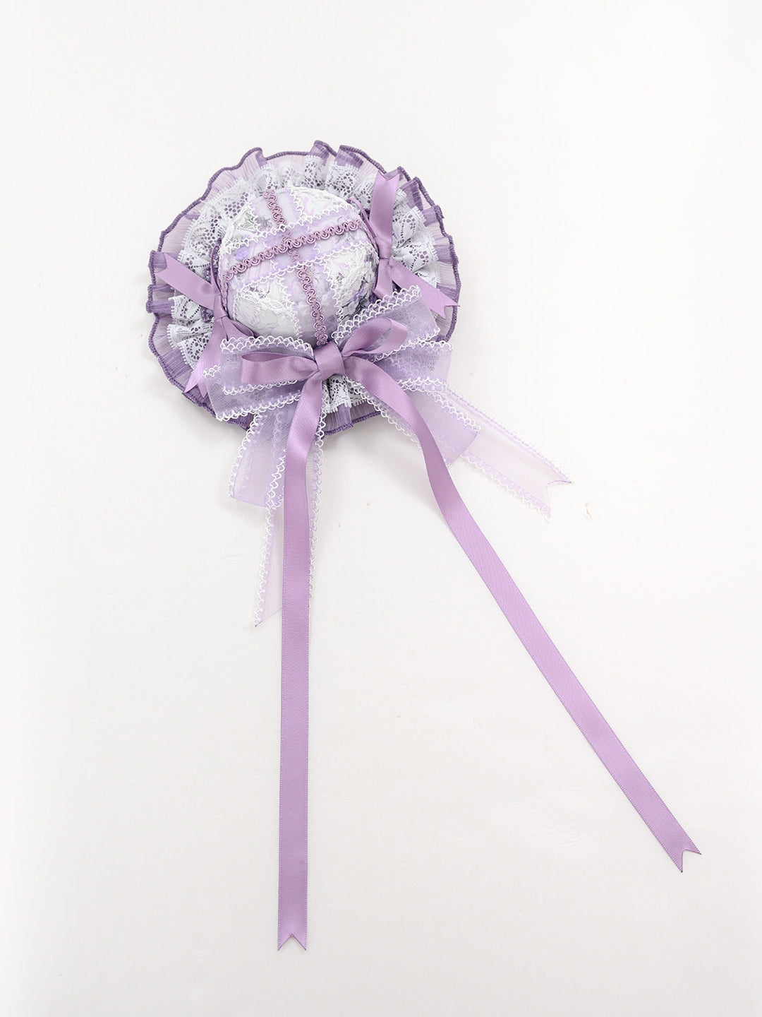Music Flower Wall Purple Gramophone Print Bow Classic Lolita OP Dress - image 12