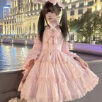 Miss Flora - Cotton Sweet Lolita Dress Set Doll-like OP and JSK - image 2
