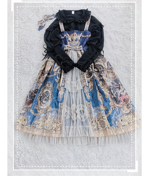Plus Size Lolita Shirt Mutton Sleeve Lace Blouse - image 9